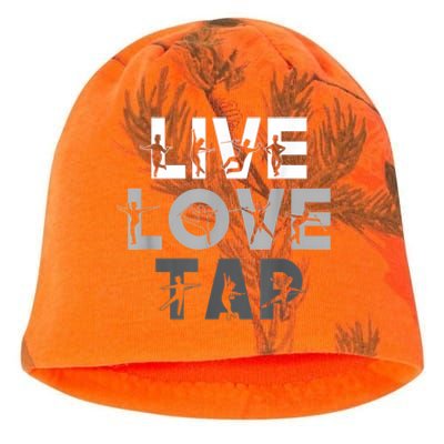 Funny Tap Dancing Design Live Love Tap Dance Kati - Camo Knit Beanie