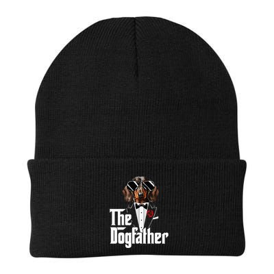 Funny The Dachshund Dog Father Dad Weiner Dog Christmas Beanie