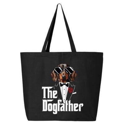 Funny The Dachshund Dog Father Dad Weiner Dog Christmas 25L Jumbo Tote