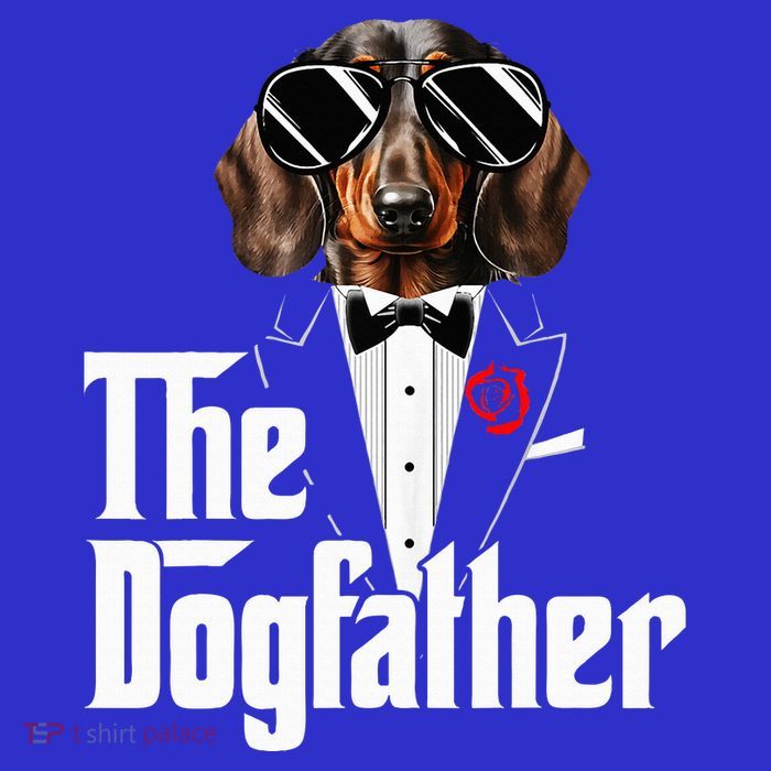 Funny The Dachshund Dog Father Dad Weiner Dog Christmas T-Shirt