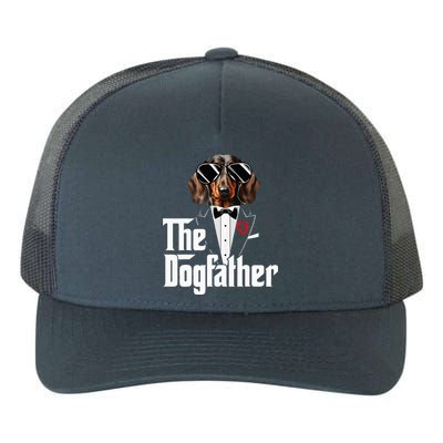 Funny The Dachshund Dog Father Dad Weiner Dog Christmas Yupoong Adult 5-Panel Trucker Hat