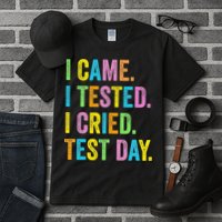 Funny Test Day 2025 Teens Last Day Of School Tall T-Shirt