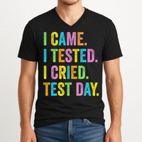 Funny Test Day 2025 Teens Last Day Of School V-Neck T-Shirt