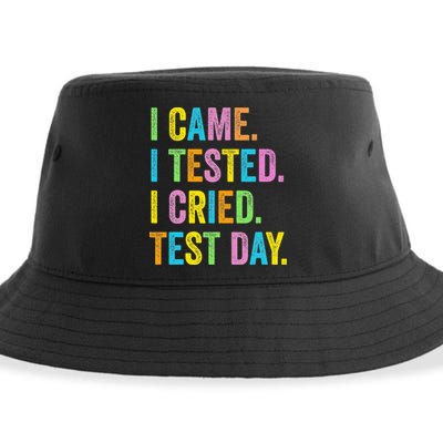 Funny Test Day 2025 Teens Last Day Of School Sustainable Bucket Hat