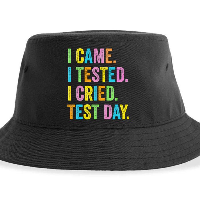 Funny Test Day 2025 Teens Last Day Of School Sustainable Bucket Hat