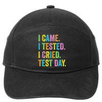 Funny Test Day 2025 Teens Last Day Of School 7-Panel Snapback Hat