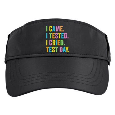 Funny Test Day 2025 Teens Last Day Of School Adult Drive Performance Visor