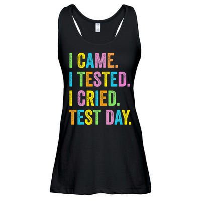 Funny Test Day 2025 Teens Last Day Of School Ladies Essential Flowy Tank