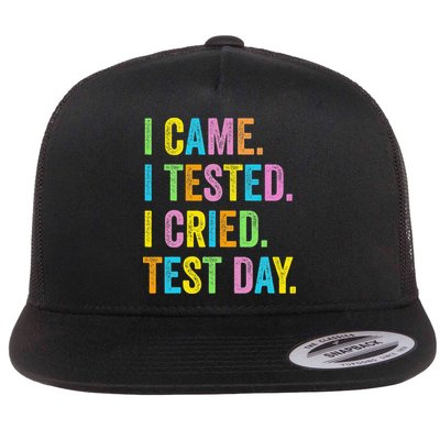 Funny Test Day 2025 Teens Last Day Of School Flatbill Hat
