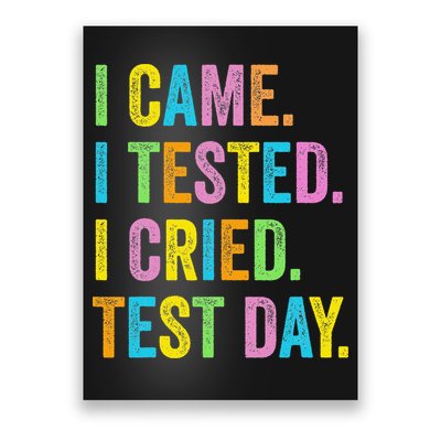 Funny Test Day 2025 Teens Last Day Of School Poster