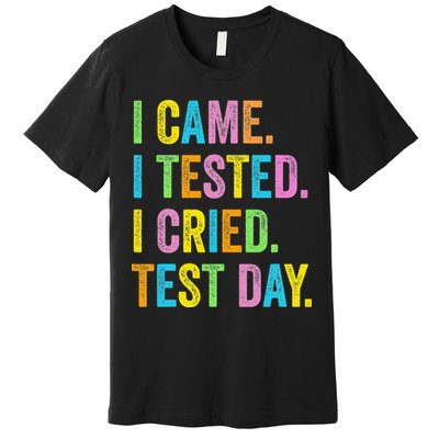 Funny Test Day 2025 Teens Last Day Of School Premium T-Shirt