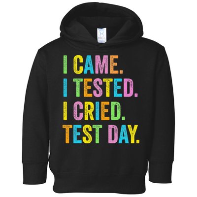Funny Test Day 2025 Teens Last Day Of School Toddler Hoodie