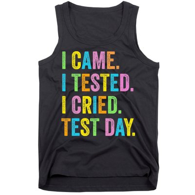 Funny Test Day 2025 Teens Last Day Of School Tank Top