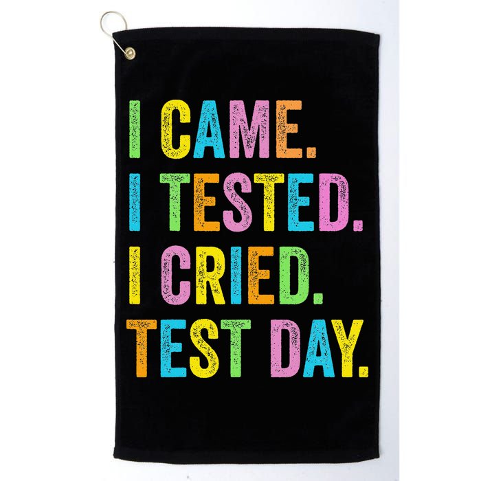 Funny Test Day 2025 Teens Last Day Of School Golf Towel