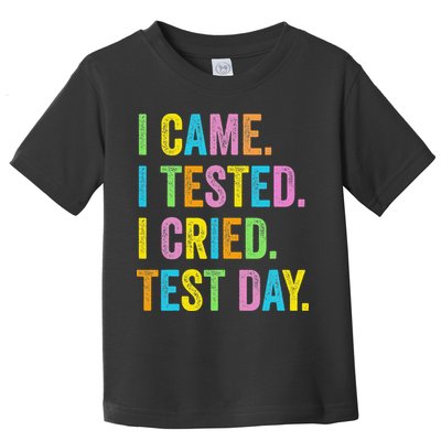 Funny Test Day 2025 Teens Last Day Of School Toddler T-Shirt
