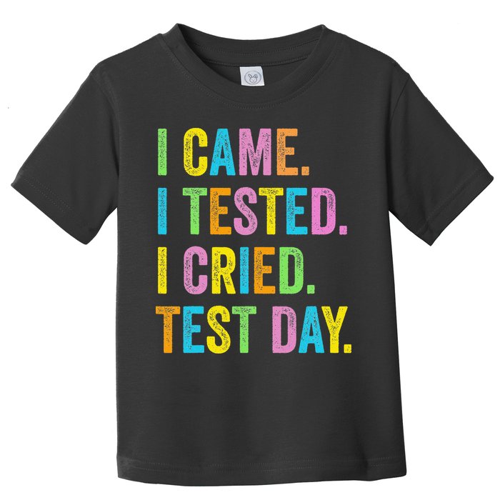 Funny Test Day 2025 Teens Last Day Of School Toddler T-Shirt