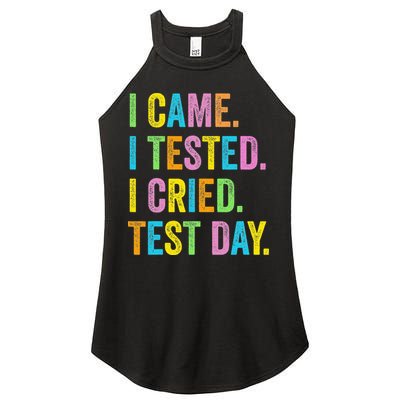 Funny Test Day 2025 Teens Last Day Of School Women's Perfect Tri Rocker Tank