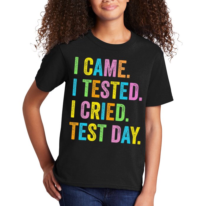 Funny Test Day 2025 Teens Last Day Of School Kids T-Shirt