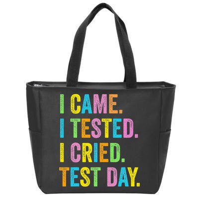 Funny Test Day 2025 Teens Last Day Of School Zip Tote Bag