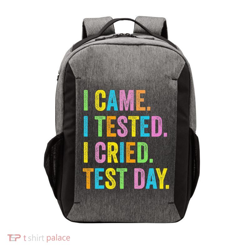 Funny Test Day 2025 Teens Last Day Of School Vector Backpack