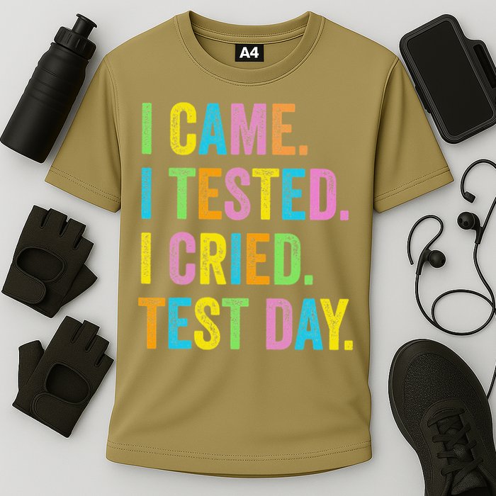 Funny Test Day 2025 Teens Last Day Of School Performance Shirt