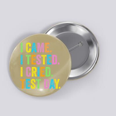 Funny Test Day 2025 Teens Last Day Of School Button