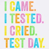 Funny Test Day 2025 Teens Last Day Of School Garment-Dyed Sweatshirt