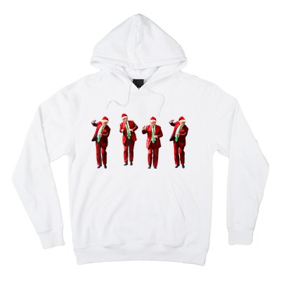 Funny Trump Dance Santa Claus Christmas Xmas Pajamas Hoodie