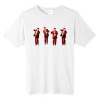 Funny Trump Dance Santa Claus Christmas Xmas Pajamas Tall Fusion ChromaSoft Performance T-Shirt