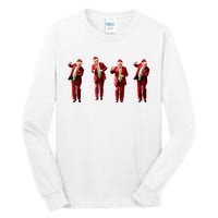 Funny Trump Dance Santa Claus Christmas Xmas Pajamas Tall Long Sleeve T-Shirt