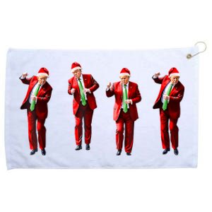 Funny Trump Dance Santa Claus Christmas Xmas Pajamas Grommeted Golf Towel