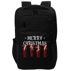 Funny Trump Dance Santa Claus Christmas Xmas Pajamas Holiday Impact Tech Backpack