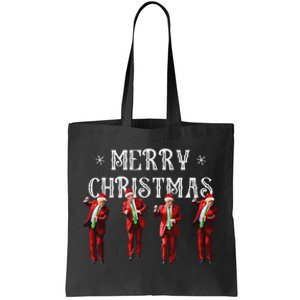 Funny Trump Dance Santa Claus Christmas Xmas Pajamas Holiday Tote Bag