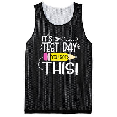 Funny Testing Day ItS Test Day You Got This Teacher Student Mesh Reversible Basketball Jersey Tank