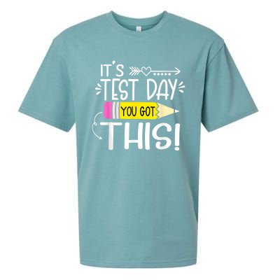 Funny Testing Day ItS Test Day You Got This Teacher Student Sueded Cloud Jersey T-Shirt