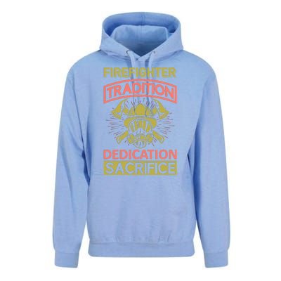 Firefighter Tradition Dedication Sacrifice Unisex Surf Hoodie