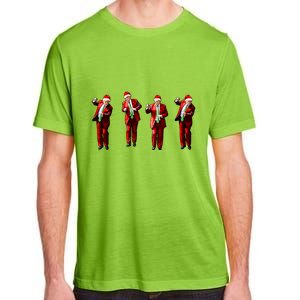 Funny Trump Dance Santa Hat Christmas Xmas Pajamas Holiday Adult ChromaSoft Performance T-Shirt