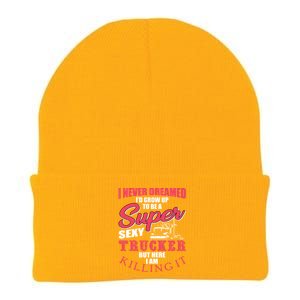 Funny Truck Driver Gift Semi Big Rig Trucking Trailer Truck Gift Knit Cap Winter Beanie