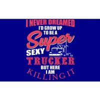 Funny Truck Driver Gift Semi Big Rig Trucking Trailer Truck Gift Bumper Sticker