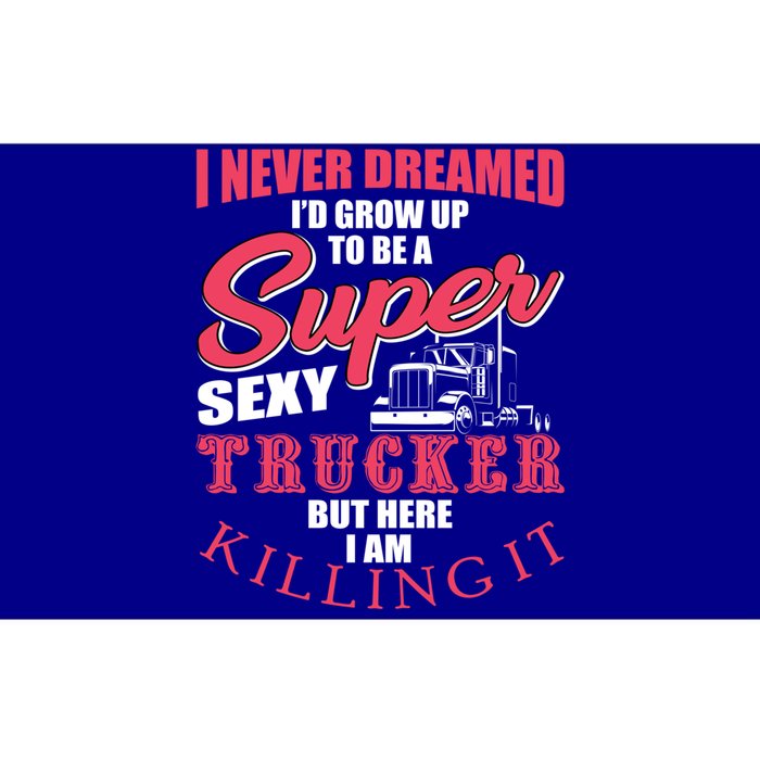 Funny Truck Driver Gift Semi Big Rig Trucking Trailer Truck Gift Bumper Sticker