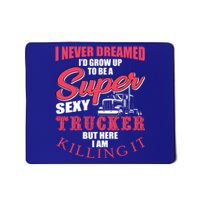 Funny Truck Driver Gift Semi Big Rig Trucking Trailer Truck Gift Mousepad