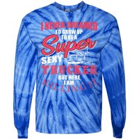 Funny Truck Driver Gift Semi Big Rig Trucking Trailer Truck Gift Tie-Dye Long Sleeve Shirt