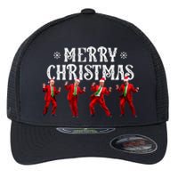 Funny Trump Dance Santa Claus Christmas Xmas Pajamas Holiday Flexfit Unipanel Trucker Cap