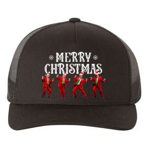 Funny Trump Dance Santa Claus Christmas Xmas Pajamas Holiday Yupoong Adult 5-Panel Trucker Hat