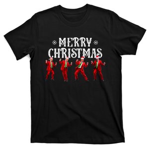 Funny Trump Dance Santa Claus Christmas Xmas Pajamas Holiday T-Shirt