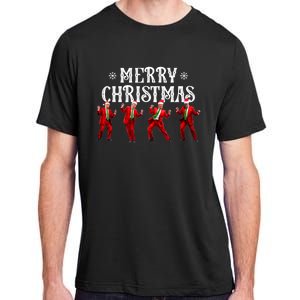 Funny Trump Dance Santa Claus Christmas Xmas Pajamas Holiday Adult ChromaSoft Performance T-Shirt