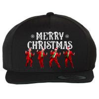 Funny Trump Dance Santa Claus Christmas Xmas Pajamas Holiday Wool Snapback Cap