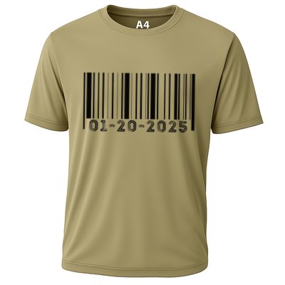 Funny Trump Dance Troll Qr Scan President Dancing Code Qr Cooling Performance Crew T-Shirt
