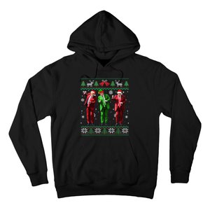 Funny Trump Dance Elf Santa Christmas Ugly Sweater Xmas Hoodie