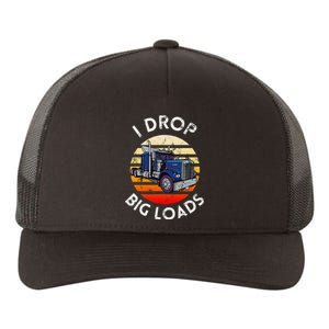 Funny Trucker Design For Semi Truck Driver Lover Yupoong Adult 5-Panel Trucker Hat